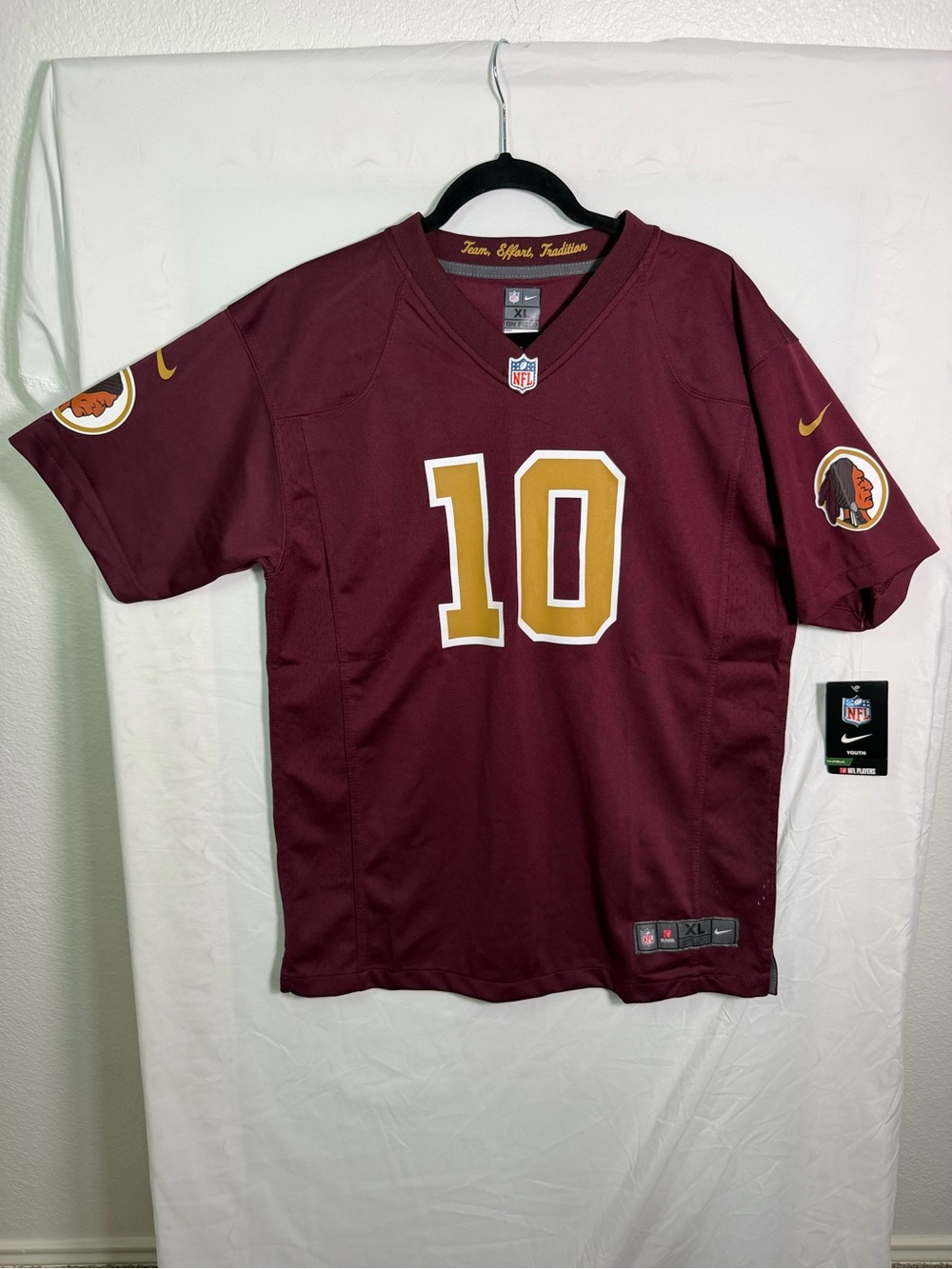 NFL Burgundy Nike Football Jersey XL